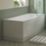 Adjustable Bath End Panel 800mm White