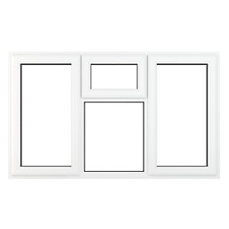 Crystal  Left & Right-Hand Opening Clear Triple-Glazed Casement White uPVC Window 1770mm x 965mm