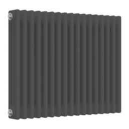 Reina 600mm x 785mm 3449BTU Anthracite Horizontal 3 Column Radiator