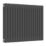 Reina 600mm x 785mm 3449BTU Anthracite Horizontal 3 Column Radiator