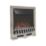 Be Modern Elanwood Electric Suite with Bayden Inset Fire Oak-Effect 1210mm x 330mm x 1123mm
