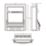 Be Modern Elanwood Electric Suite with Bayden Inset Fire Oak-Effect 1210mm x 330mm x 1123mm