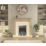Be Modern Elanwood Electric Suite with Bayden Inset Fire Oak-Effect 1210mm x 330mm x 1123mm