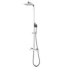 ETAL Marilia Rear-Fed Exposed Polished Chrome Thermostatic Bar Mixer Shower