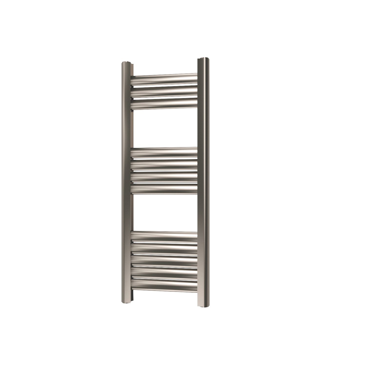 Towelrads 800mm x 300mm 699BTU Black Flat Designer Towel Radiator (336RY)