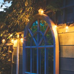 4lite Antheia 4.2m Outdoor LED Solar-Powered Festoon Lights 46lm