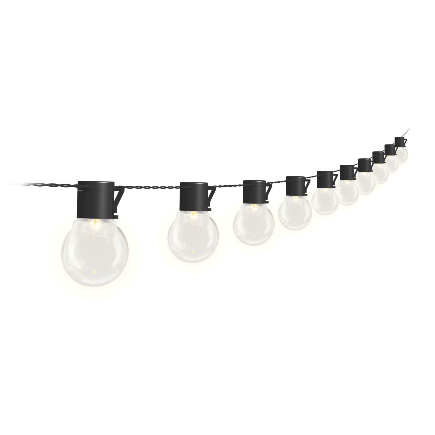 4lite Antheia 4.2m Outdoor LED Solar-Powered Festoon Lights 46lm (336VG)