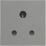 British General EM5ASG 5A Unswitched Modular Round Pin Socket Grey