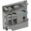 British General EM5ASG 5A Unswitched Modular Round Pin Socket Grey