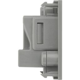 British General EM5ASG 5A Unswitched Modular Round Pin Socket Grey