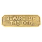 GateMate 'Beware of the Dog' Sign 55mm x 160mm