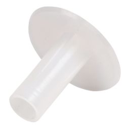Labgear White Indoor & Outdoor Cable Entry Covers 5 Pack - Screwfix