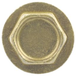 TimbaScrew  Hex Flange Thread Cutting Timber Screws 6.7mm x 100mm 50 Pack