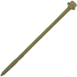 TimbaScrew  Hex Flange Thread Cutting Timber Screws 6.7mm x 100mm 50 Pack