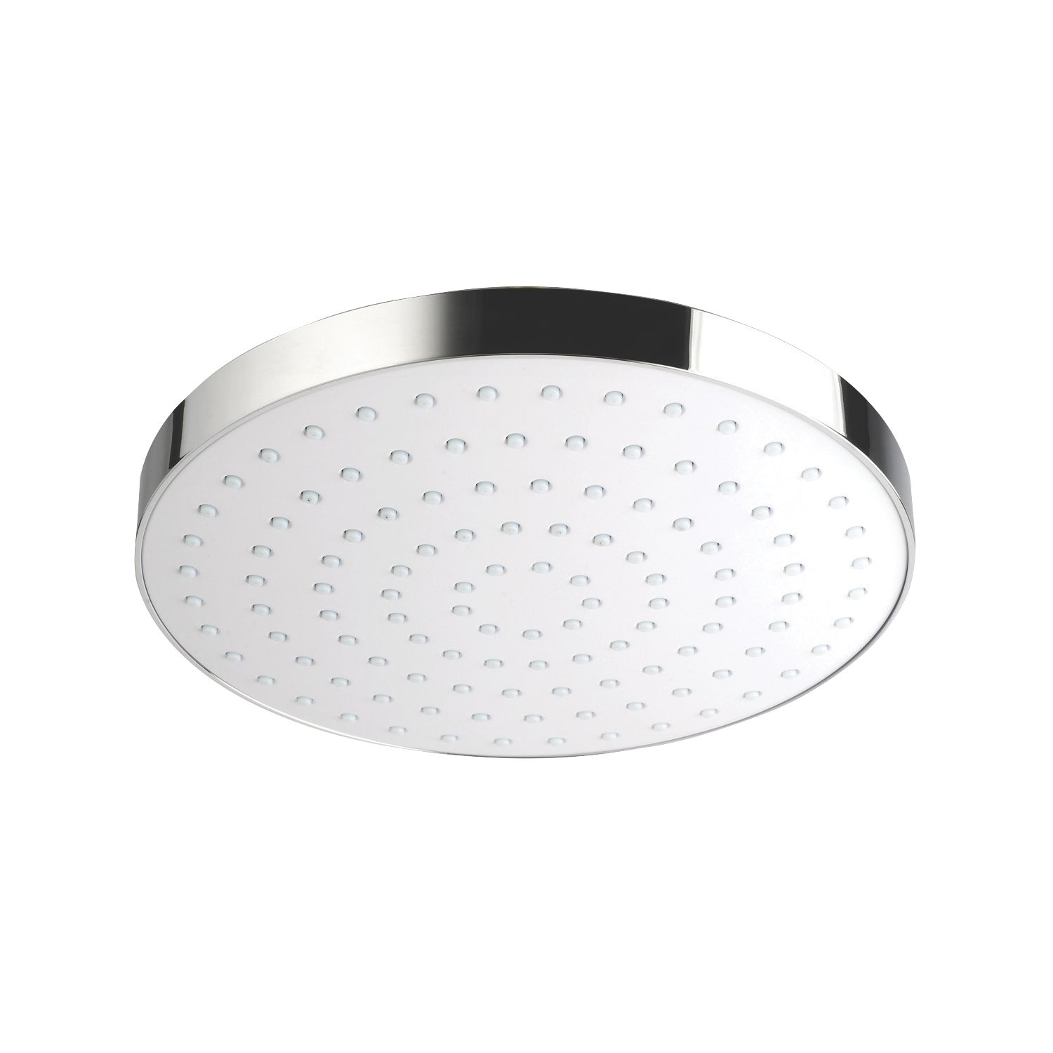Mira Beat Deluge Tilt Shower Head Chrome/White 200mm (3379X)