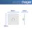 Hager WMDRP1KIT 1-Gang Modular Dimmer Switch White