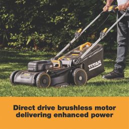 Titan  36V 1 x 4.0Ah Li-Ion TXP Brushless Cordless 43cm Lawn Mower