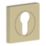Cooke & Lewis Lormel Euro Escutcheon (Pair) Satin Brass 52mm