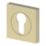 Cooke & Lewis Lormel Euro Escutcheon (Pair) Satin Brass 52mm