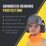 JSP Sonis 3 Mounted Ear Defenders 36dB SNR