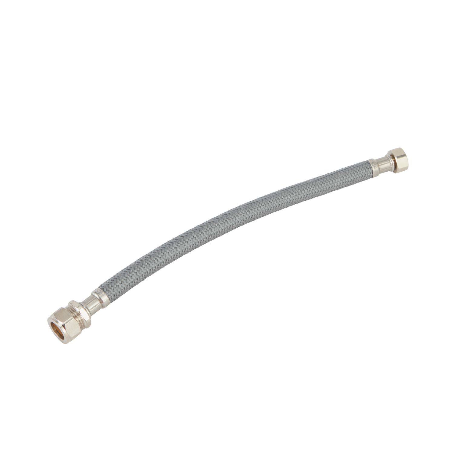 Flomasta Straight Flexible Compression Hose 15mm x 3/8" x 300mm (337FA)