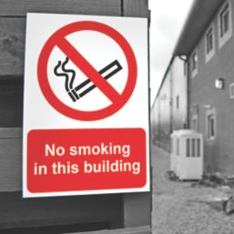 Essentials "No Smoking In This Building" Sign 210mm x 148mm