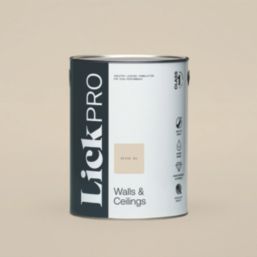 LickPro  5Ltr Beige 01 Eggshell Emulsion  Paint