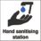 Essentials "Hand Sanitising Station" Signs 200mm x 200mm 10 Pack