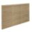 Forest  Double-Slatted  Fence Panels Natural Timber 6' x 4' Pack of 4