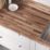 Wilsonart Warm Walnut Matt Brown Wood Effect Laminate Worktop 4100mm x 600mm x 38mm