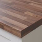 Wilsonart Warm Walnut Matt Brown Wood Effect Laminate Worktop 4100mm x 600mm x 38mm