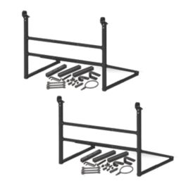 Fastensol 3-in-1 Solar Panel Mounting Kit for Use on Balcony or Flat Surface