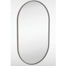 Sensio Nebula Oval Illuminated Bathroom Mirror Black With 2016lm LED Light 800mm x 500mm