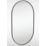 Sensio Nebula Oval Illuminated Bathroom Mirror Black With 2016lm LED Light 800mm x 500mm