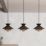 Eglo Grizedale 3-Light Pendant Black/Brass