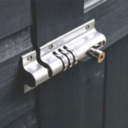 Squire Die-Cast Steel 3-Dial Combination Bolt 92mm Chrome