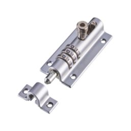 Squire Die-Cast Steel 3-Dial Combination Bolt 92mm Chrome