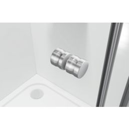 Triton Neo Six  Framed Offset Quadrant Sliding Door Shower Enclosure  Chrome  1200mm x 760mm x 1850mm