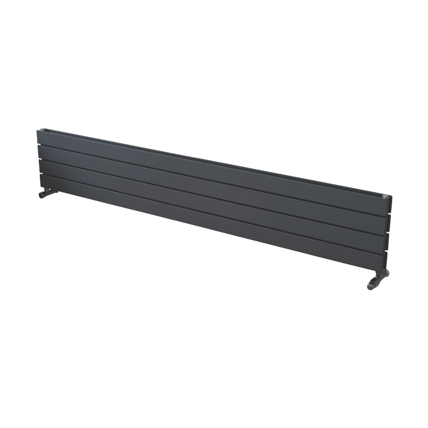 Ximax Oceanus 295mm x 1800mm 3314BTU Anthracite Horizontal Designer Radiator (337TP)