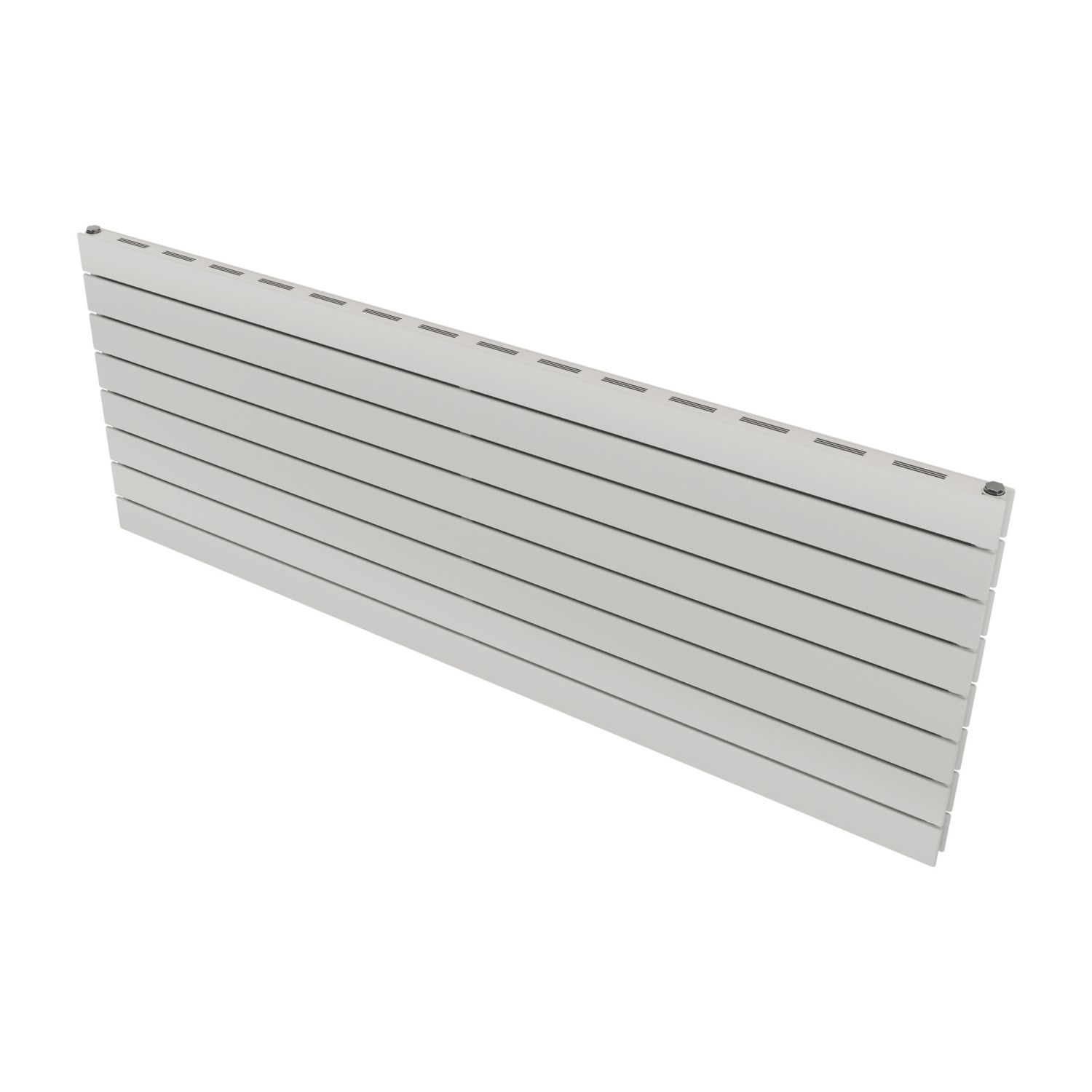 Ximax Oceanus Slimline Duplex Deluxe 595mm x 1600mm 5010BTU White Horizontal Designer Radiator (337TR)