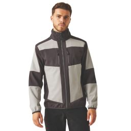 Regatta E-Volve  2-Layer Softshell Jacket Mineral Grey/Ash Small 37.5" Chest