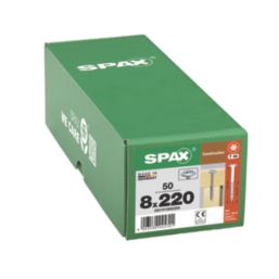 Spax WIROX TX Flange Self Drilling Timber Screws 8mm x 220mm 50 Pack