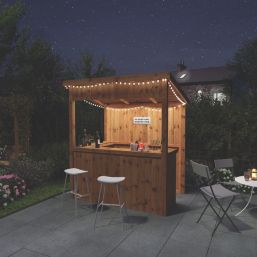 Mercia Pressure-Treated 6' x 4' (Nominal) Pent Timber Garden Wall Bar