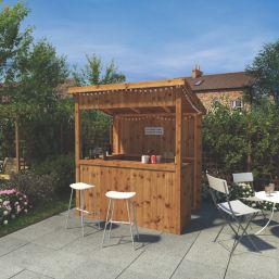 Mercia Pressure-Treated 6' x 4' (Nominal) Pent Timber Garden Wall Bar