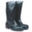 Dunlop Devon Size 11  Black Steel Toe Cap Safety Wellies