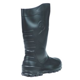 Dunlop Devon Size 11  Black Steel Toe Cap Safety Wellies