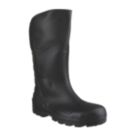 Dunlop Devon Size 11  Black Steel Toe Cap Safety Wellies