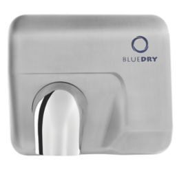 BlueDry Blue Storm Hand Dryer Brushed Steel 2.3kW