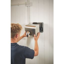 BlueDry Blue Storm Hand Dryer Brushed Steel 2.3kW