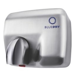 BlueDry Blue Storm Hand Dryer Brushed Steel 2.3kW